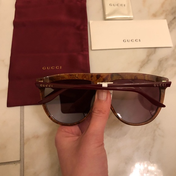 NEW GUCCI FLAT TOP SUNGLASSES - Picture 9 of 14
